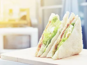 Salad + Cheese Sandwich