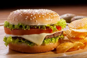 Paneer Crispy Burger