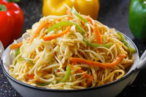Egg Chicken Mix Noodles