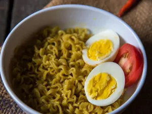 Paneer Egg Maggi