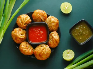 Fried Veg Momos