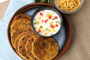 Veg Thali - Plain Paratha