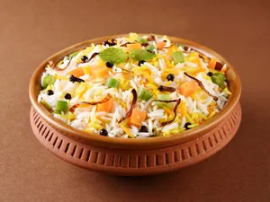 Matar Paneer Chawal - half