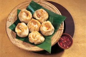 Paneer Chilli Garlic Momos