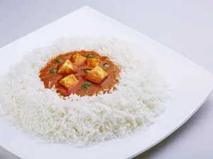 Paneer Sabzi Chawal