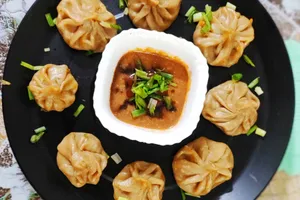 Steamed Sooji Veg Momos