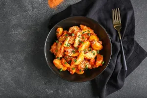 Chilli Potato with Gravy