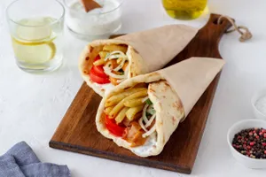 Double Egg Chaap Roll