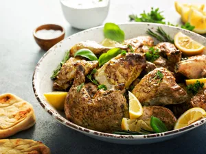Dry Lemon Chicken