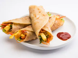 Chicken Afghani Tikka Rumali Roll