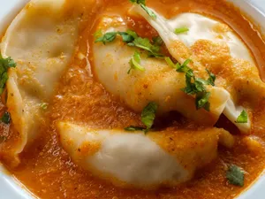 Gravy Mushroom Whole Wheat Momos