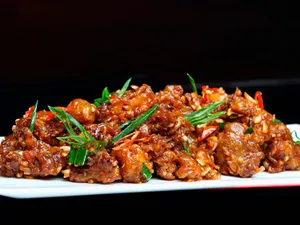 Chilli Mushroom - dry