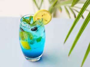 Blue Curacao Mocktail