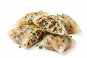 Cream Cheese Mushrooms Rice Paper Dumplings