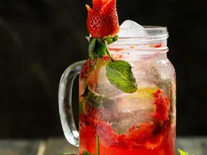Peach Ice Mojito
