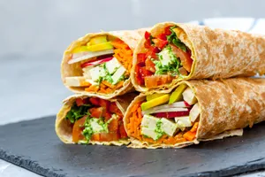 Afghani Chicken Shawarma Roll
