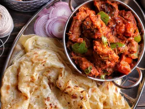 Kathi Kabab & Paratha
