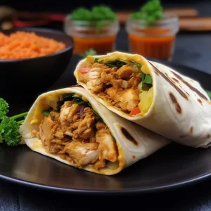 Double Egg Chaap Roll