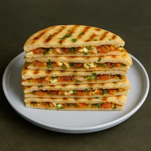 Paneer Cheese Stuffed Kulcha