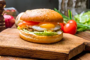 Paneer Aloo Masala Burger