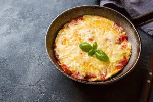 Cheese Bread Omelette