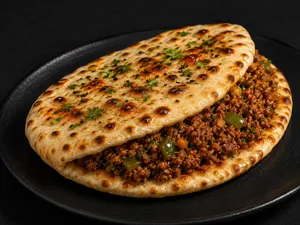 Veg Keema Chaap Kulcha