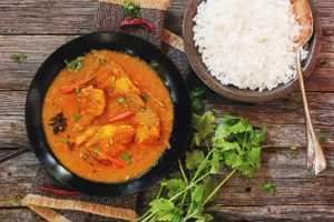 Mutton Curry + Rice
