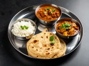 Veg Thali - Tawa Roti