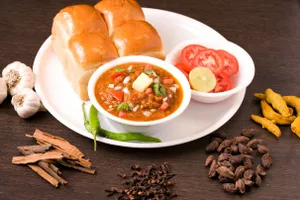 Mushroom Pav Bhaji
