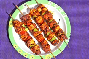 Pudina Paneer Tikka