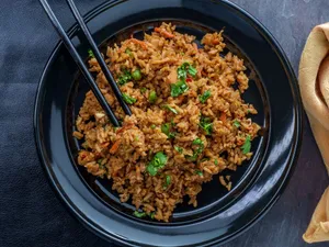 Egg Manchurian Rice