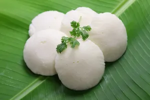 Without Sambhar Idli