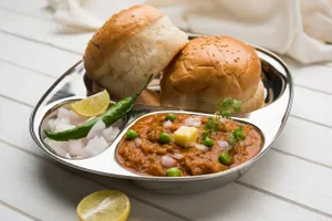 Cheese Masala Pav Bhaji