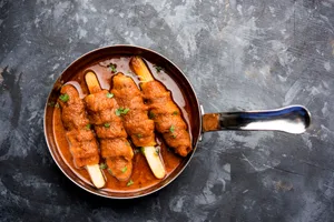 Pudina Chaap Rumali Roll