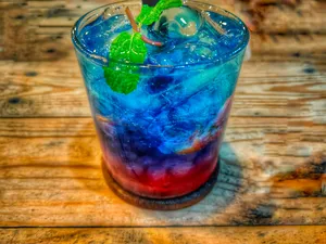 Blue Curacao Mojito