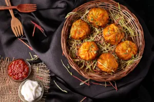 Fried Veg Momos