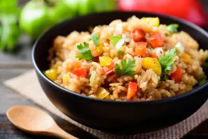 Egg Chilli Garlic Rice