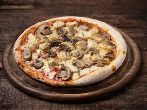 Mushroom + Cheese Pizza