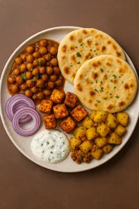 Special Chole Kulche Combo Plate