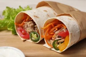 Paneer Tikka Rumali Roll