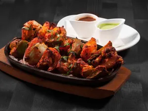 Achaari Mushroom Tikka