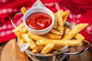 Peri Peri Fries With Dip