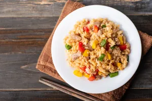 Paneer Garlic Rice