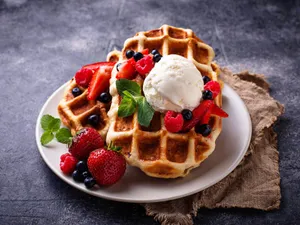 Sandwich Waffle Naked Nutella