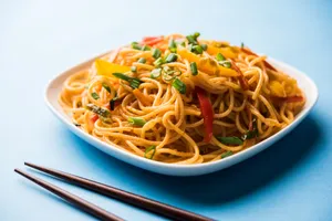Egg Chicken Mix Noodles