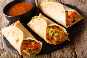 Afghani Malai Chaap Rumali Roll