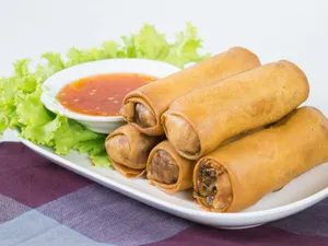 Single Egg Soya Chaap Roll