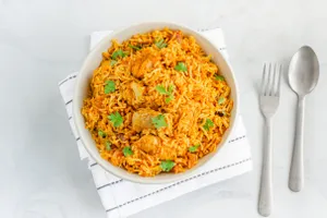 Chicken Egg Mix Chilli Garlic Rice