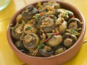 Chilli Mushroom Dry