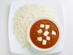 Matar Paneer Chawal